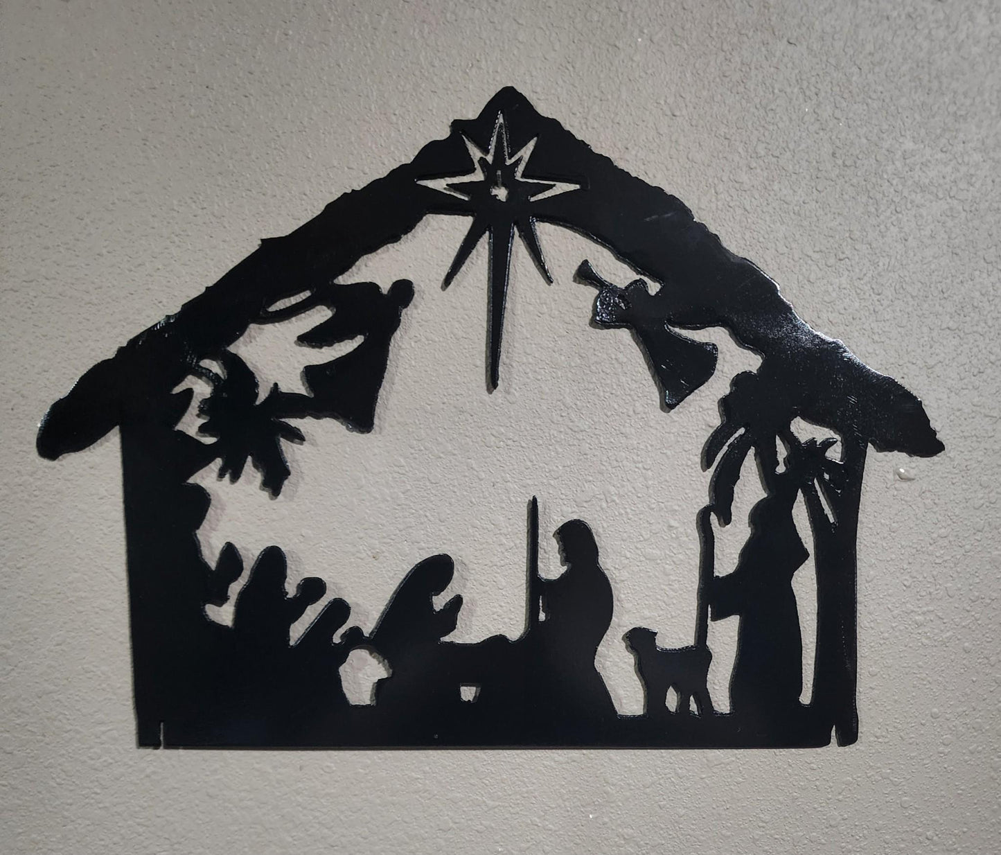Nativity scene art