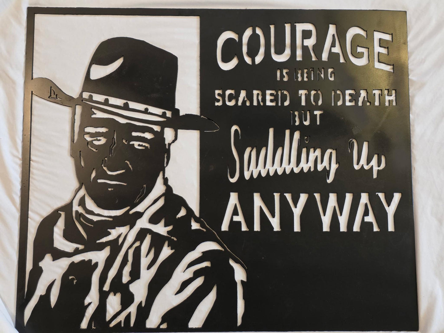 Courage Quote Wall Hanging