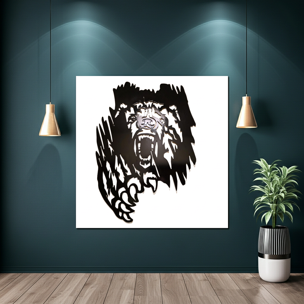 Grizzly wall art