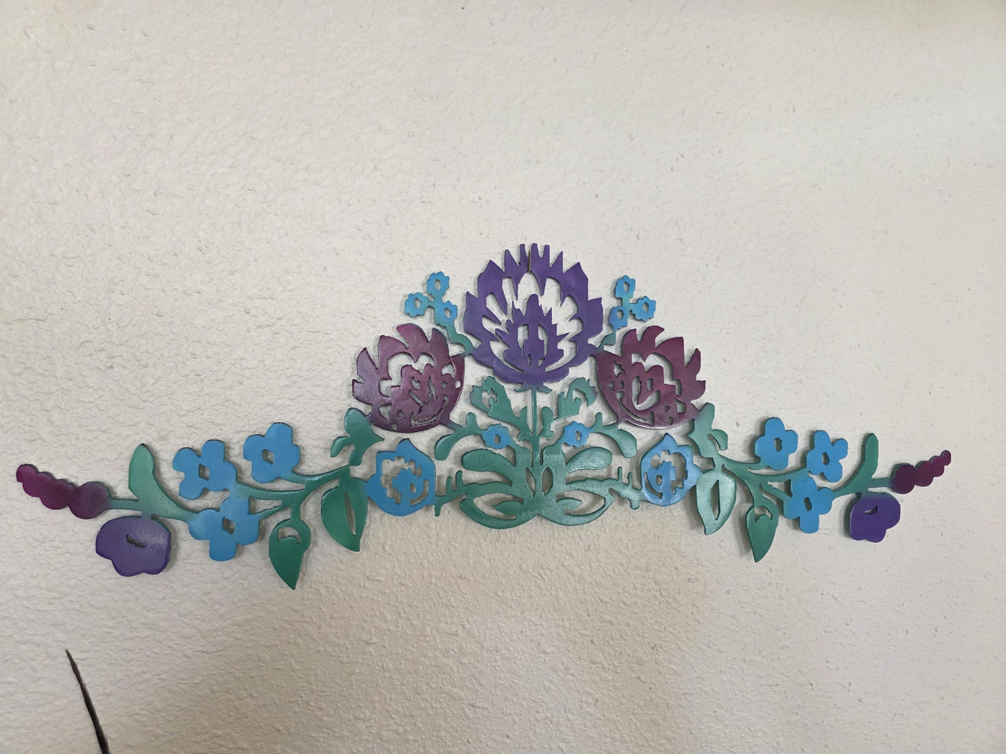 Flower wall art