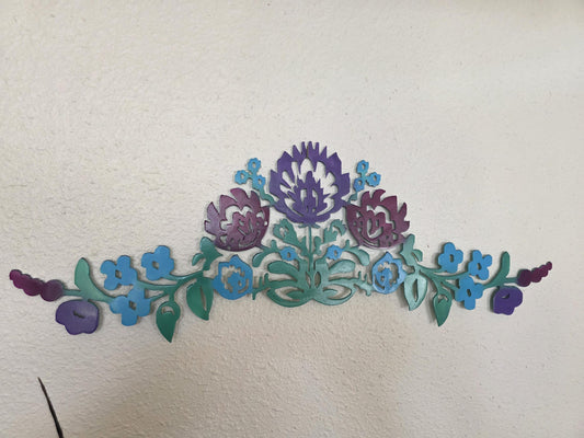 Flower wall art