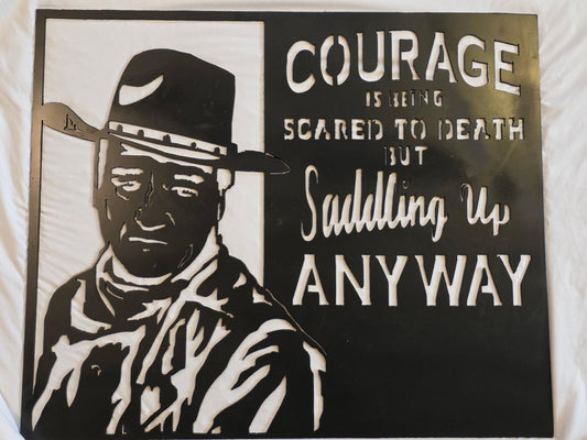 Courage Quote Wall Hanging